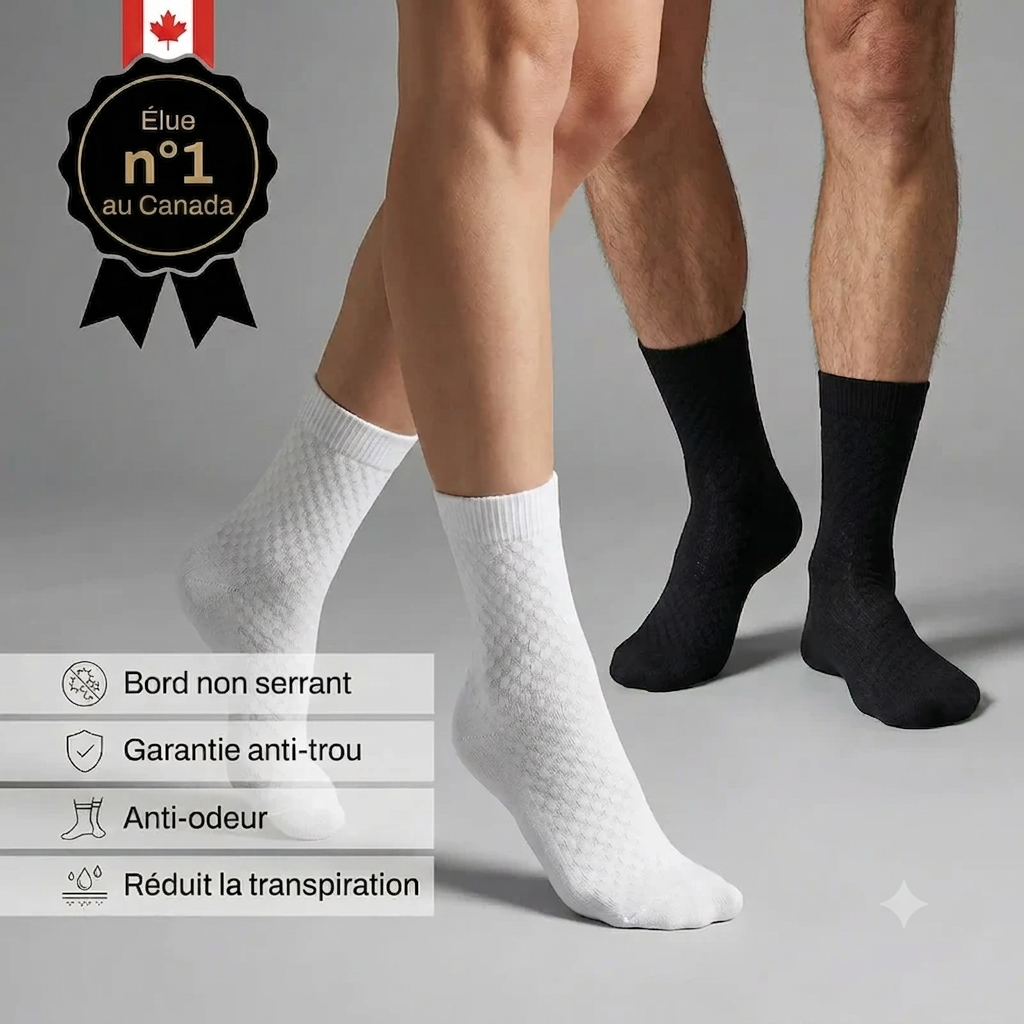 CHAUSSETTES PIRLO - EN FIBRE DE BAMBOU PREMIUM